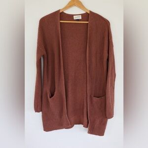 Universal Thread Cardigan Sweater, Wine, S